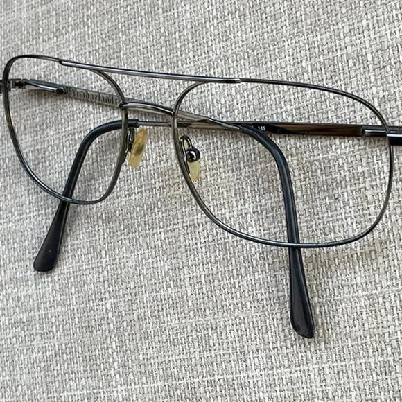 Timberland Men Eyeglasses Frame Gunmetal Tone Metal Glasses 145 P506 - Picture 2 of 12